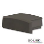 Endkappe EC1B schwarz für Profil SURF12 FLAT, 1 STK