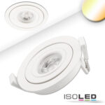 LED Einbaustrahler SUNSET mit variabler Tiefe, weiß, 9W, 45°, 2000-2800K, Dimm-to-warm