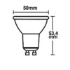 GU10 LED Strahler 3W, 270°, opal, warmweiß