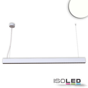 LED Hängeleuchte Raster Up&Down, 25+25W, anreihbar, UGR<6, silber, 4000K, 1-10V dimmbar