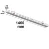 FastFix LED Linearleuchte S, IP40, 1,5m, 25-75W, 3000K, 30°