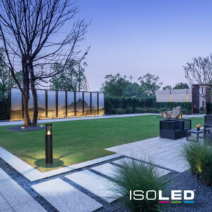 114277_skizze LED Wegeleuchte Poller-4, 60cm, 9W, sandschwarz, warmweiß