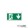 Vertikales Schild für LED Notlicht/Fluchtwegleuchte UNI4/UNI7