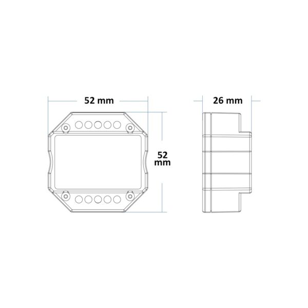 Sys-Pro Push/Funk Mesh-Switch Ein/Aus 100-240V, 360W