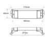 Sys-Pro Push/Funk Mesh Multi-PWM-Dimmer, 1 Kanal, 12-24V DC 15A, 36-48V DC 10A