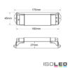 Sys-Pro Push/Funk Mesh Multi-PWM-Dimmer, 1 Kanal, 12-24V DC 15A, 36-48V DC 10A