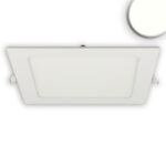 LED Downlight, 15W, eckig, ultraflach, weiß, neutralweiß, dimmbar