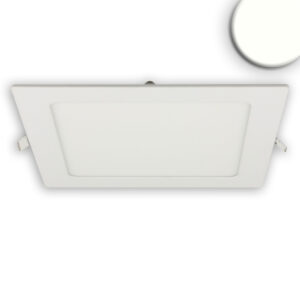 LED Downlight, 15W, eckig, ultraflach, weiß, neutralweiß, dimmbar
