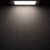 LED Downlight, 15W, eckig, ultraflach, weiß, neutralweiß, dimmbar