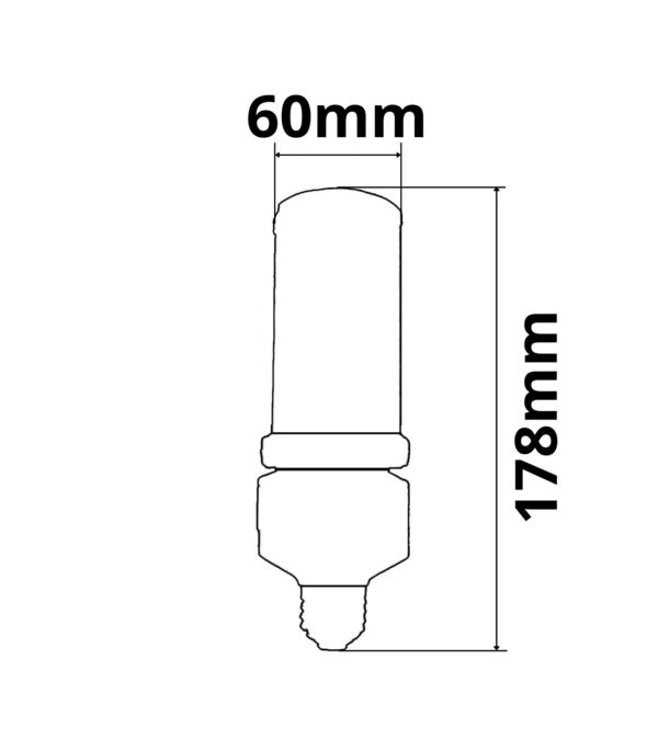 E27/E40 Corn 23W, 360°, neutralweiß