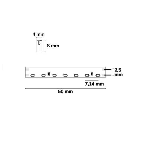 LED NEON930 Flexband, 24V DC, 10W, IP66, 3000K, 5m Rolle, 140 LED/m