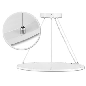 113425_2 LED Office Hängeleuchte Up+Down, 20+20W, DN610, weiß, UGR<19, 4000K, DALI dimmbar