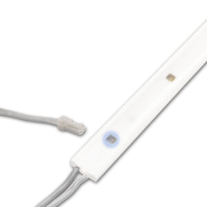 114671_2 LED UV-C MiniAMP Flexband 270nm, 12V DC, 6W, IP54, 58cm, weiß, eins. Kabel + maleAMP, 24 LED/m