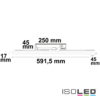 3-PH Linearleuchte prismatisch, 60cm, 32W, weiß, 3000|3500|4000K, CRI90, dimmbar