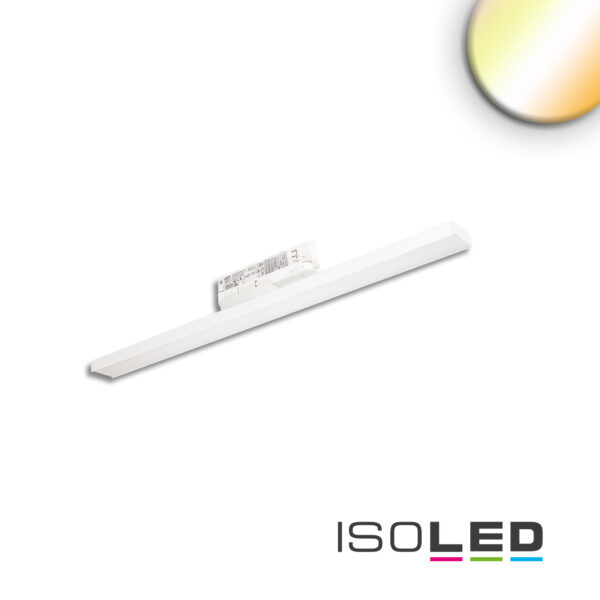 3-PH Linearleuchte prismatisch, 60cm, 32W, weiß, 3000|3500|4000K, CRI90, dimmbar