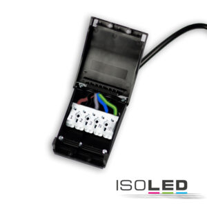 Anschlussbox 2x5-polig, 0,5-2,5mm², max. 450V/16A zur Durchverkabelung, mit 30cm Anschlussleitung