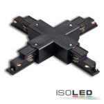 3-Phasen DALI X-Verbinder für Aufbauschiene, schwarz
