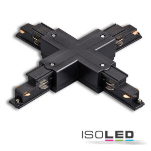 3-Phasen DALI X-Verbinder für Aufbauschiene, schwarz