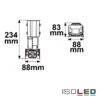 Mastadapter DN60 mit variablem Winkel für Street Light Modul EM145