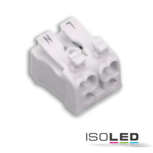 Anschlussklemme 2x2-polig, 0,5-2,5mm², max. 450V/16A